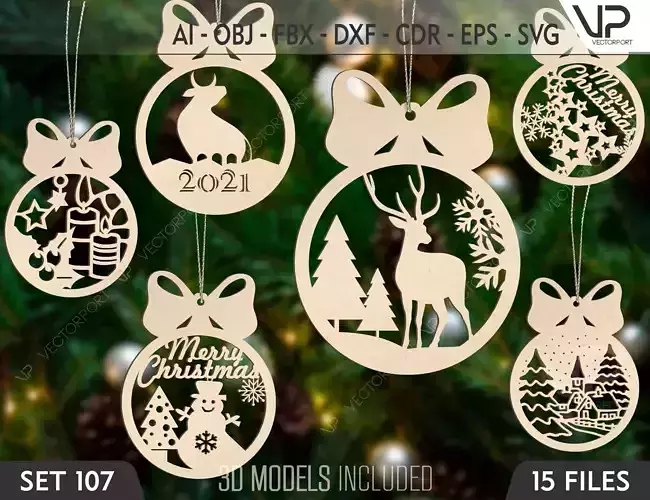 3D Decorative wall panels - screen SET 107