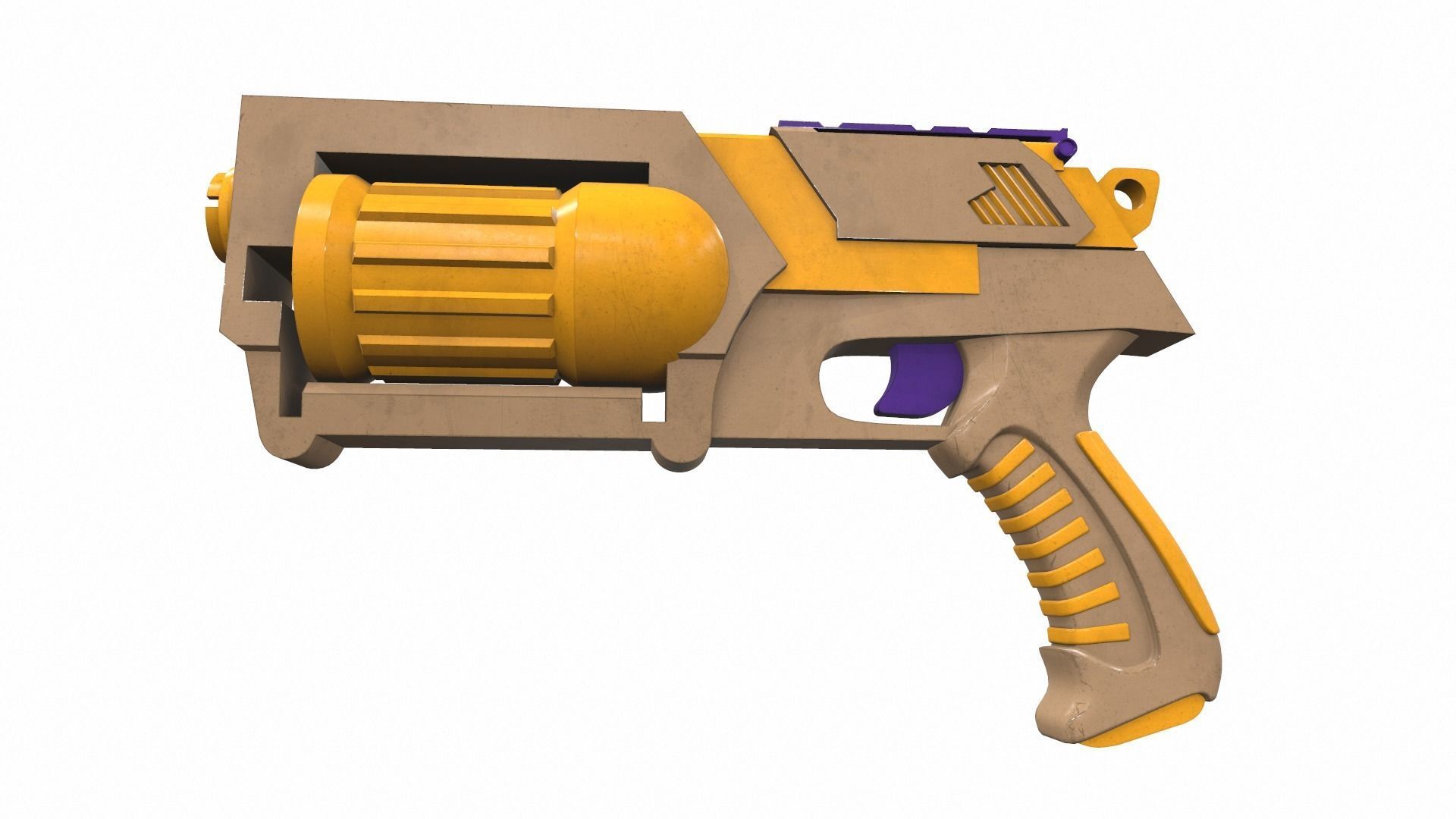 Tactical toy gun 5 3D model_1