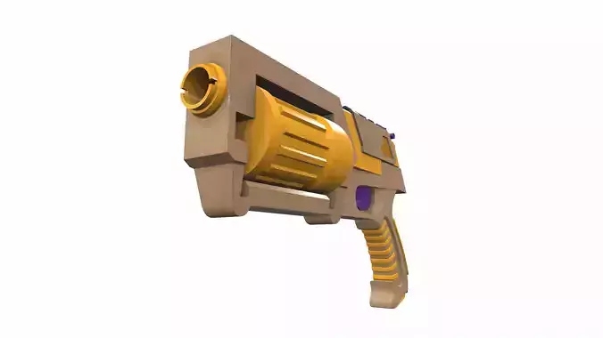 Tactical toy gun 5 3D model
