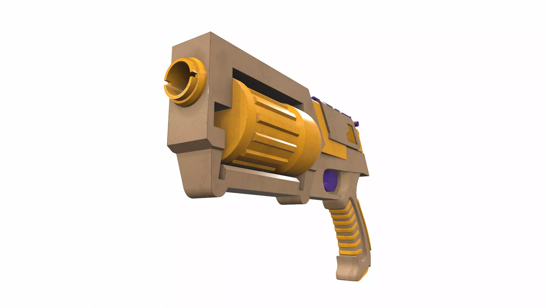 Tactical toy gun 5 3D model_0