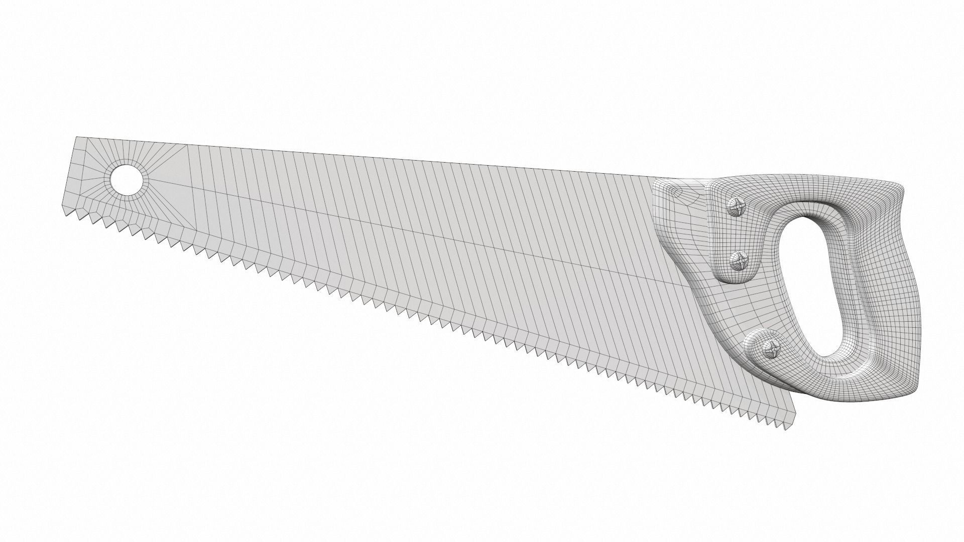 Classic saw colect 3D model_8