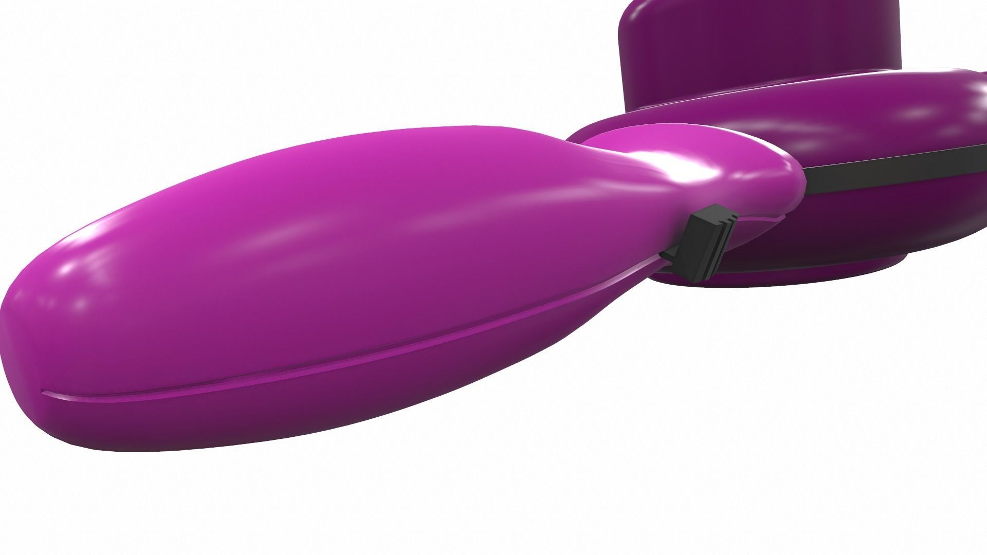 Hair dryer L8 3D model_7