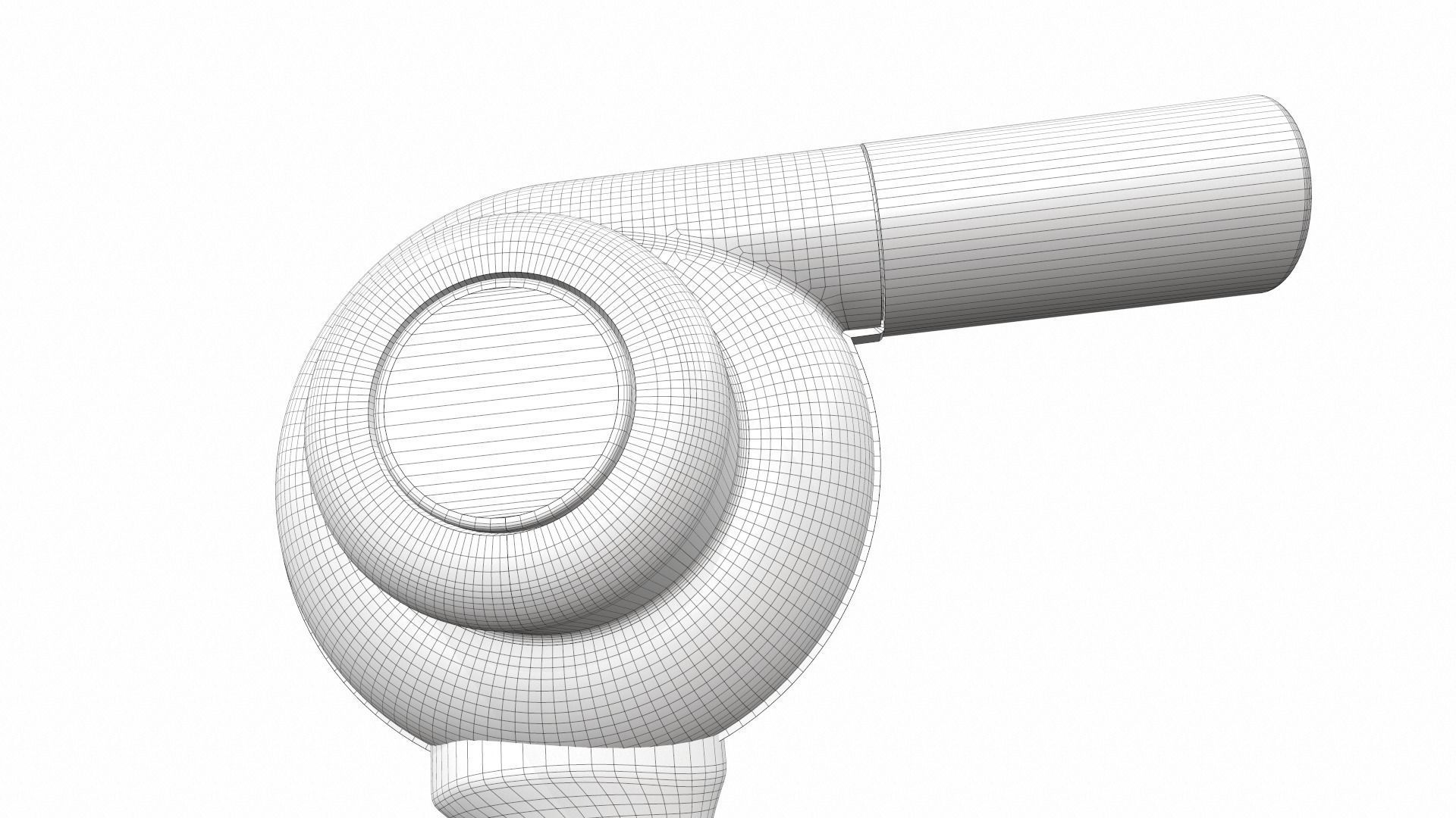 Hair dryer L8 3D model_11