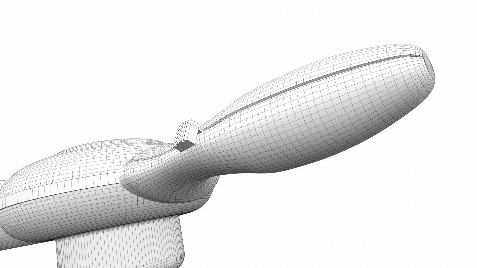 Hair dryer L8 3D model_13
