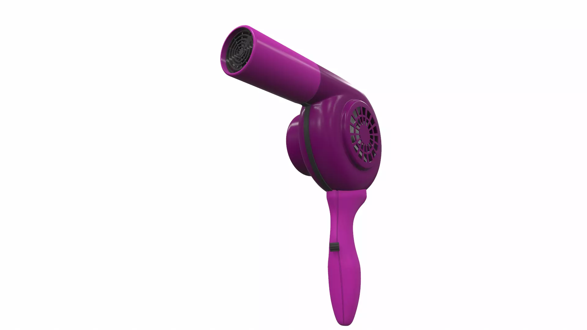 Hair dryer L8 3D model_0