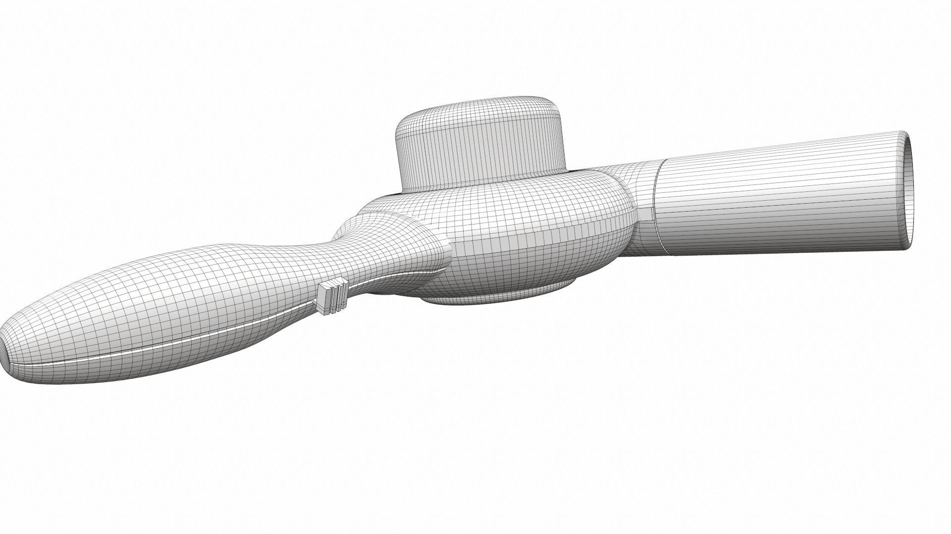 Hair dryer L8 3D model_8