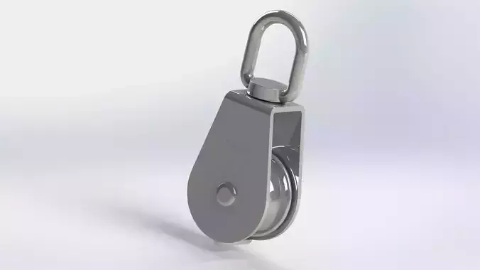 Single pulley 32 size 3D model