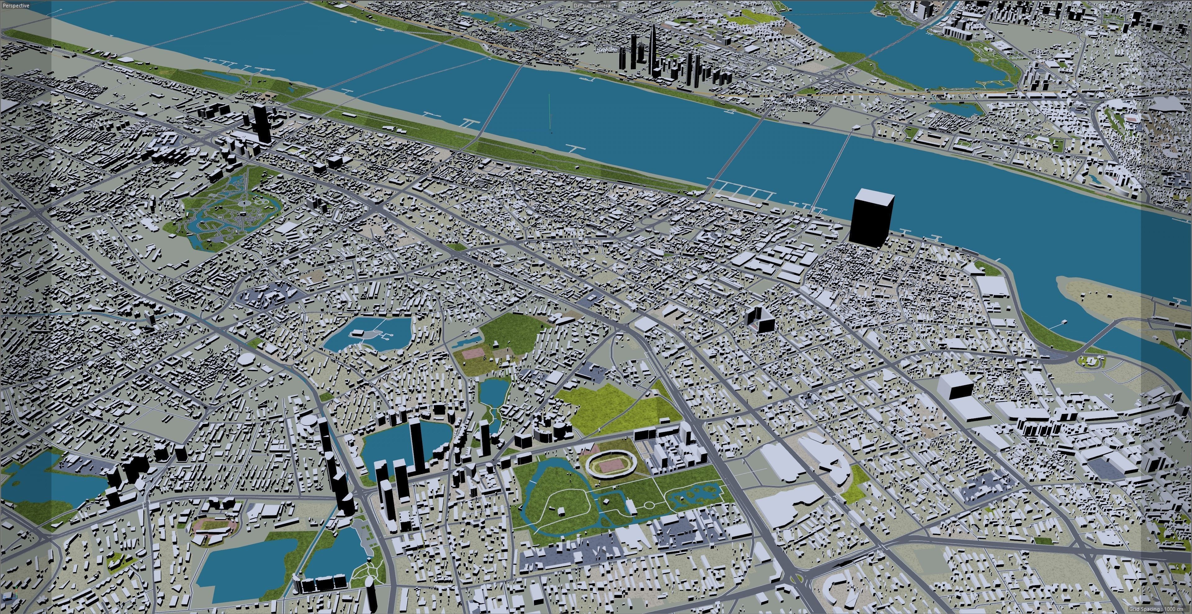 Wuhan Hubei China Low-poly 3D model_18