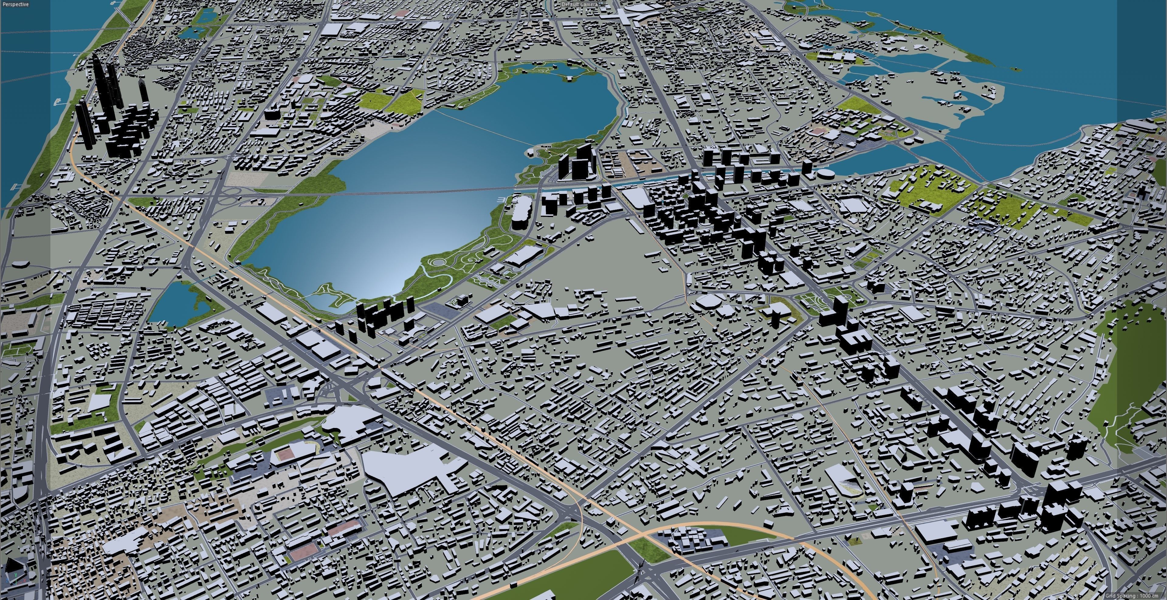 Wuhan Hubei China Low-poly 3D model_17