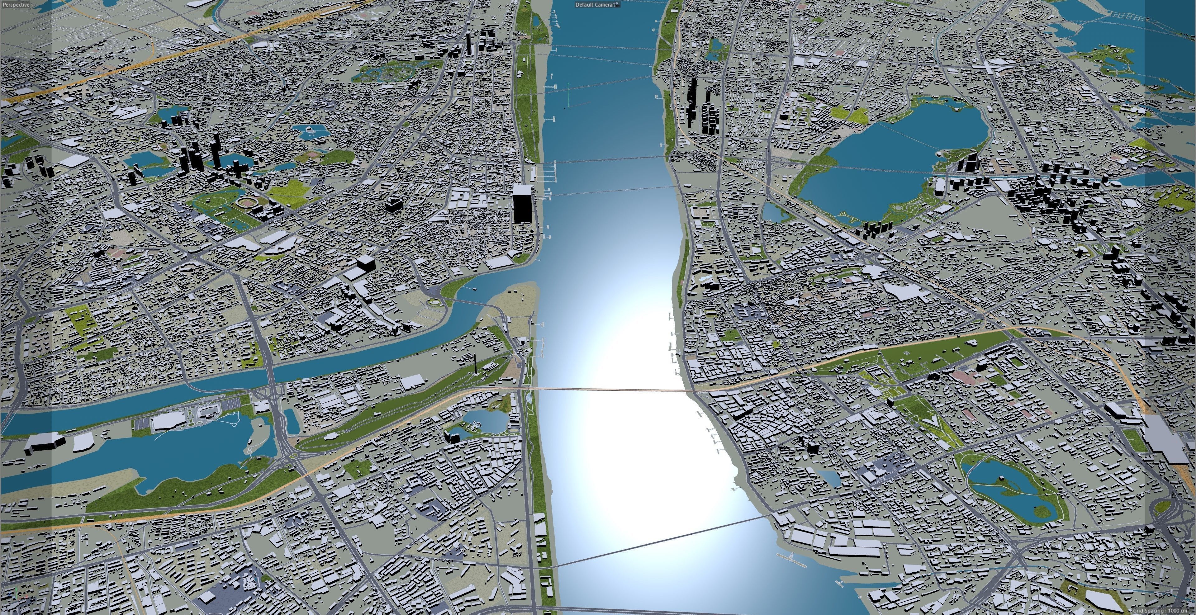 Wuhan Hubei China Low-poly 3D model_21