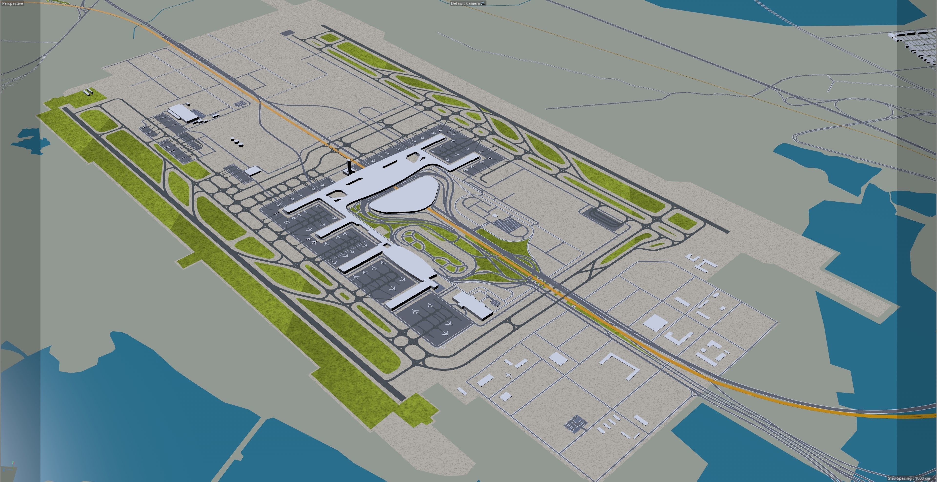 Wuhan Hubei China Low-poly 3D model_20