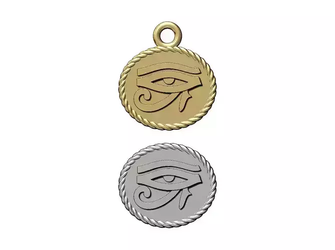 Eye of Horus rope ornament and charm