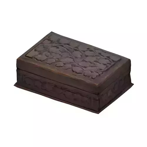 Carved wooden Box