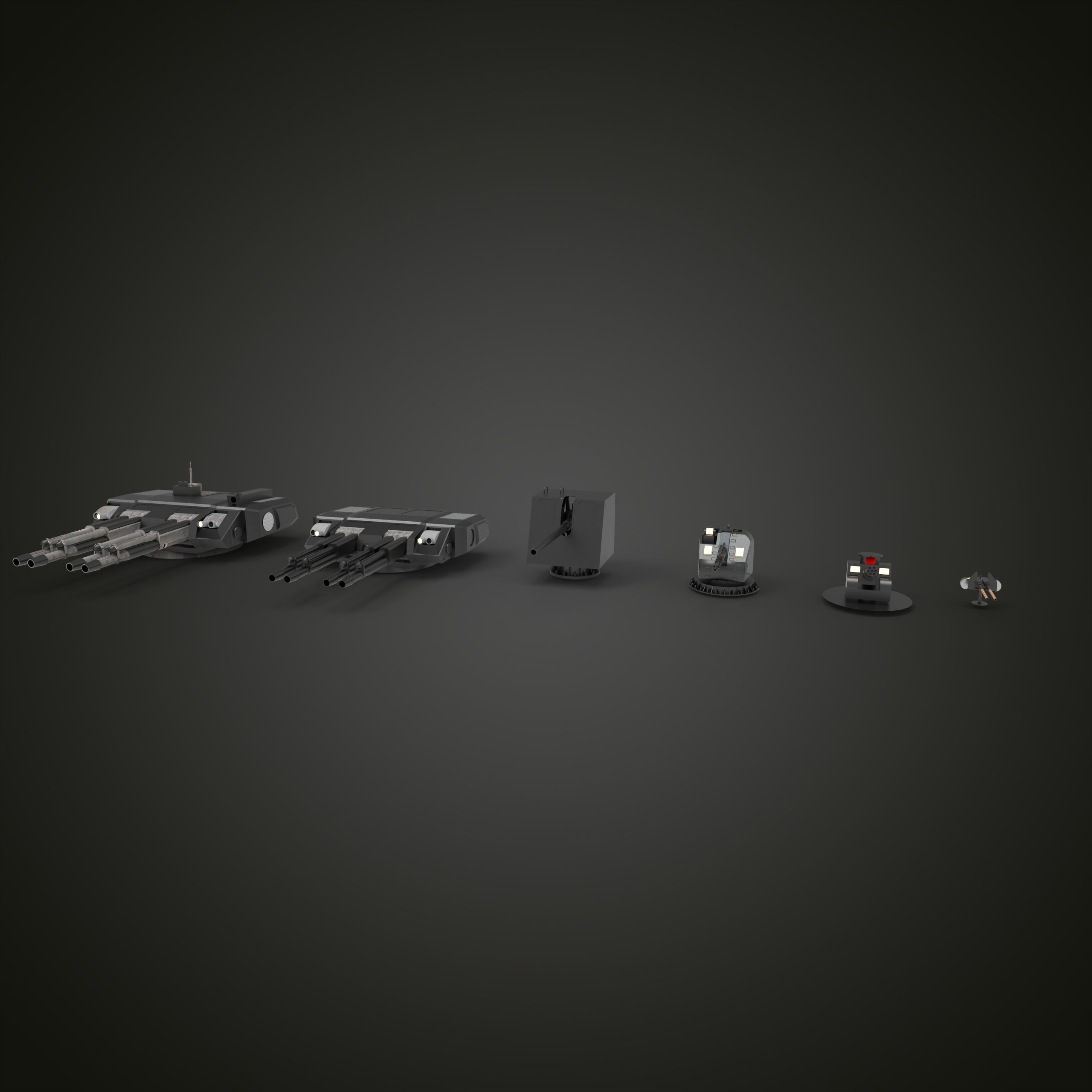 Ship Weapon 3D model_3