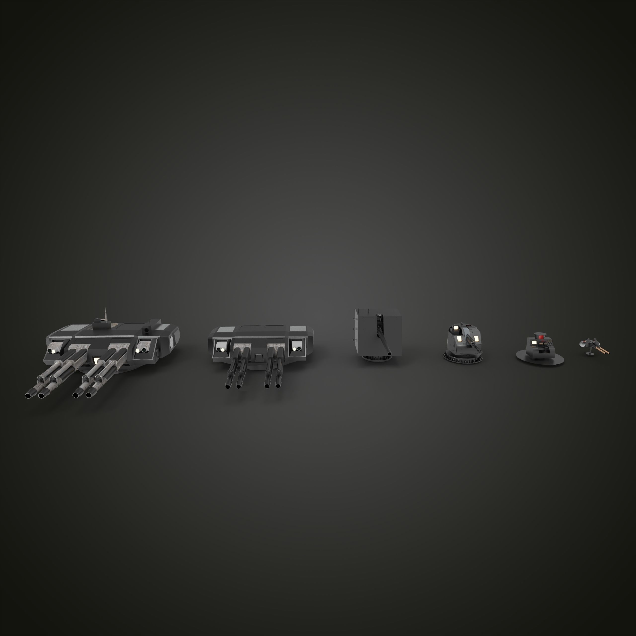Ship Weapon 3D model_9
