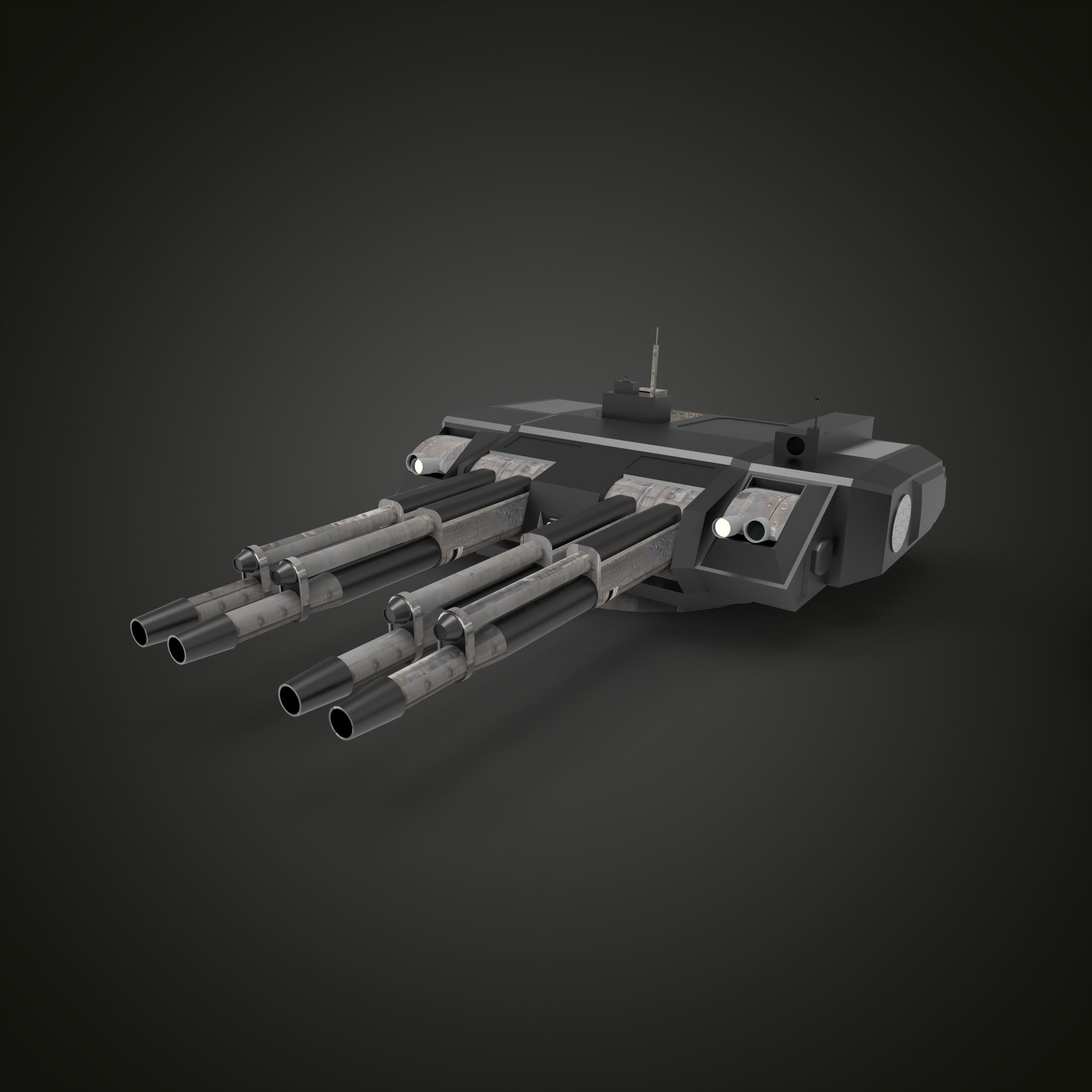 Ship Weapon 3D model_1