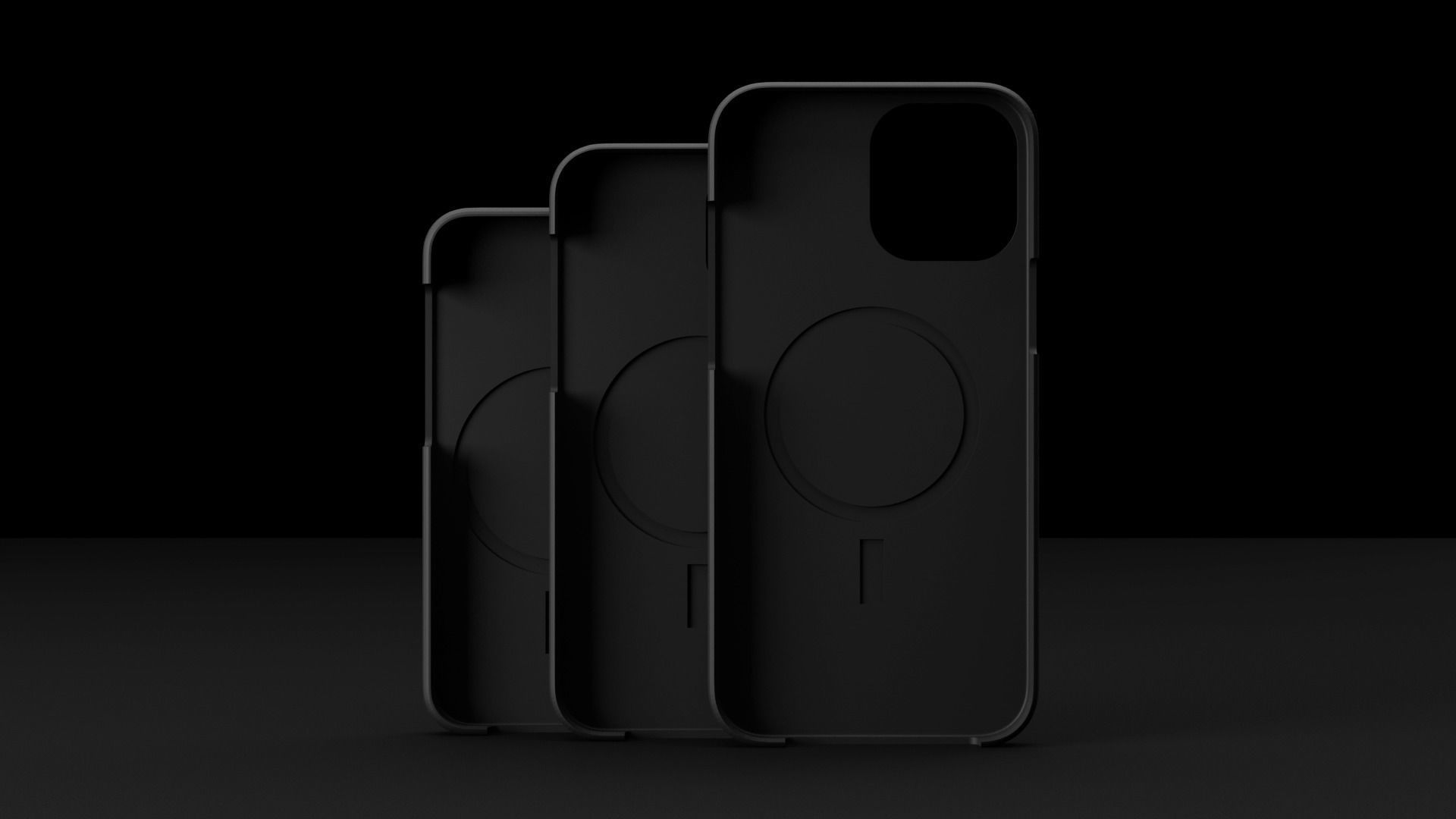 Case of iPhone 12 All Models in Official Dimensions 3D print model_1