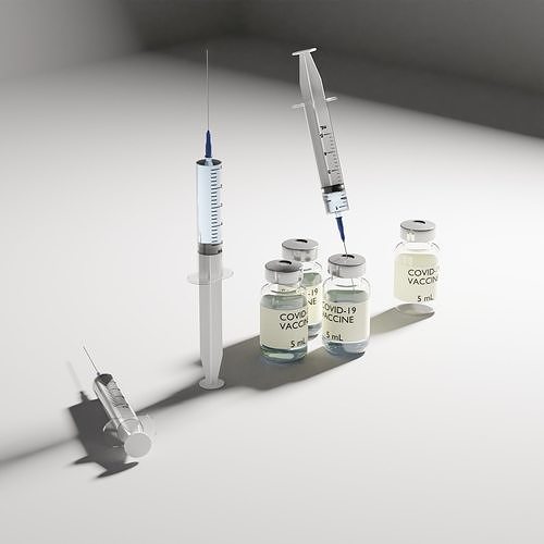 The most popular vaccine 3D model