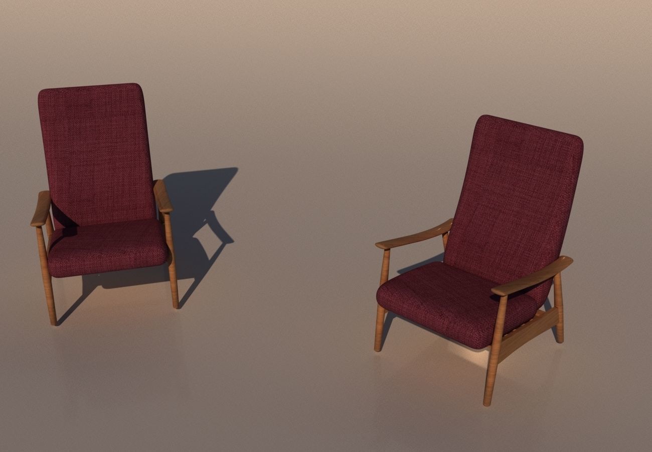 table with   chair 3D model_3