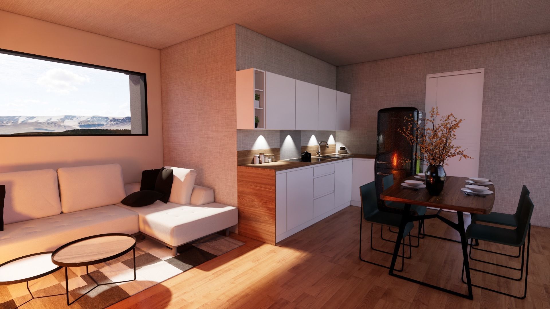 Cassa Zala Istriana modern bungalow vacation house Low-poly 3D model_6