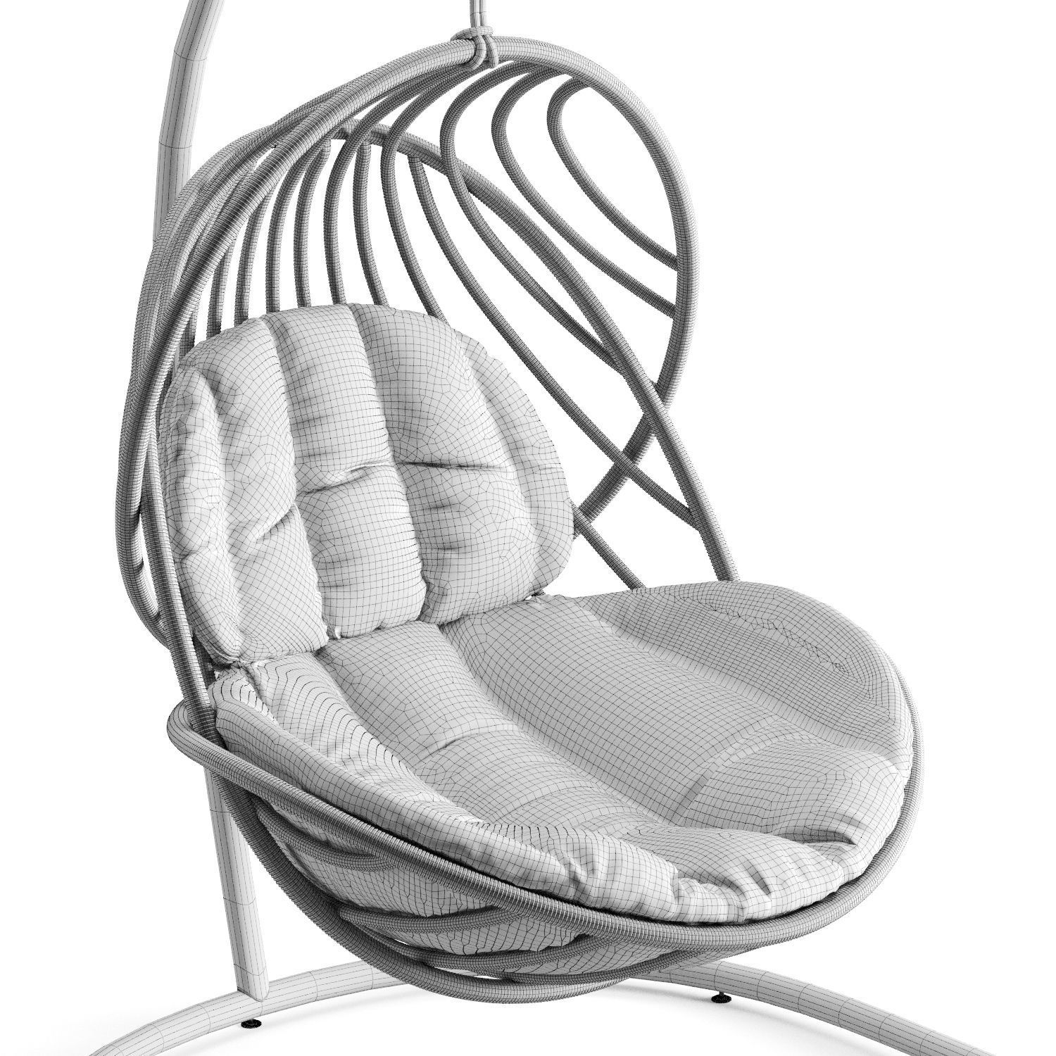 Dedon Hanging Lounge Chair Kida 3D model CGTrader