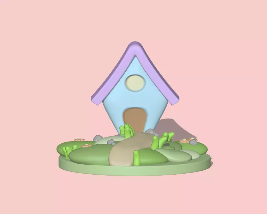 Cute Little House 3D print model