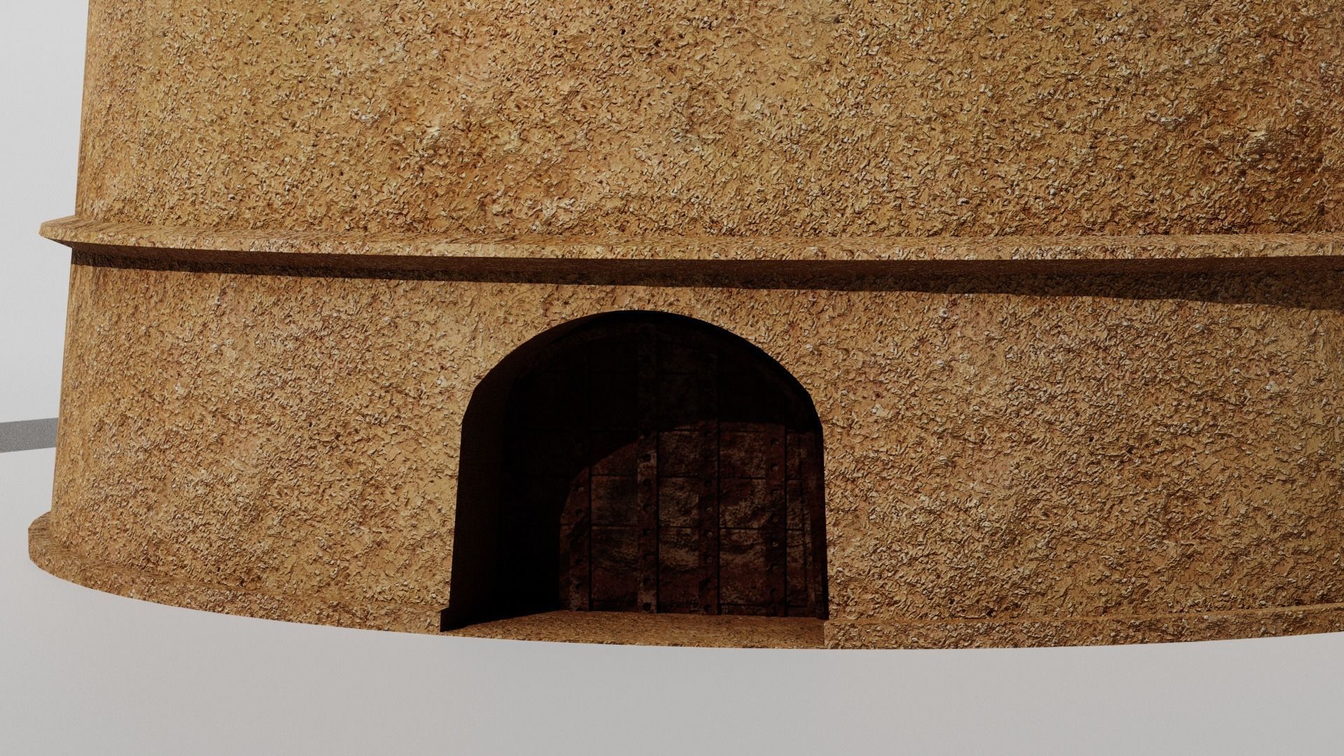 Jabba The Hutts Palace Tatooine Low-poly 3D model_4