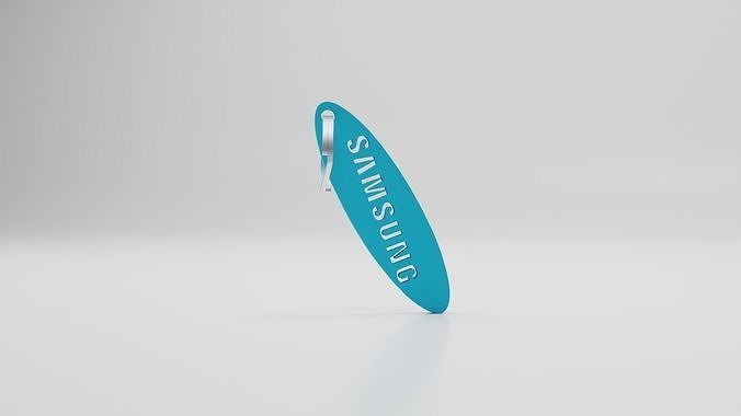 Samsung logo keychain Free 3D print model