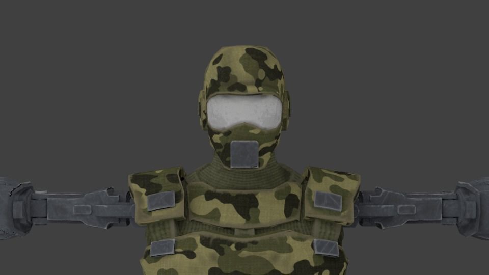 Future soldier 3D model_1