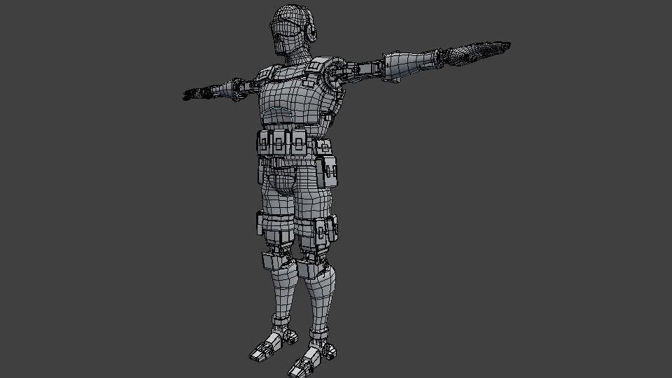 Future soldier 3D model_3