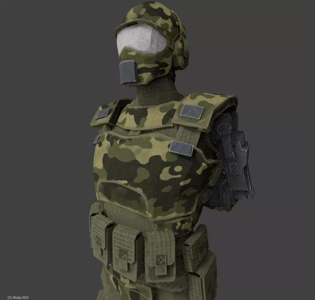 Future soldier 3D model_0