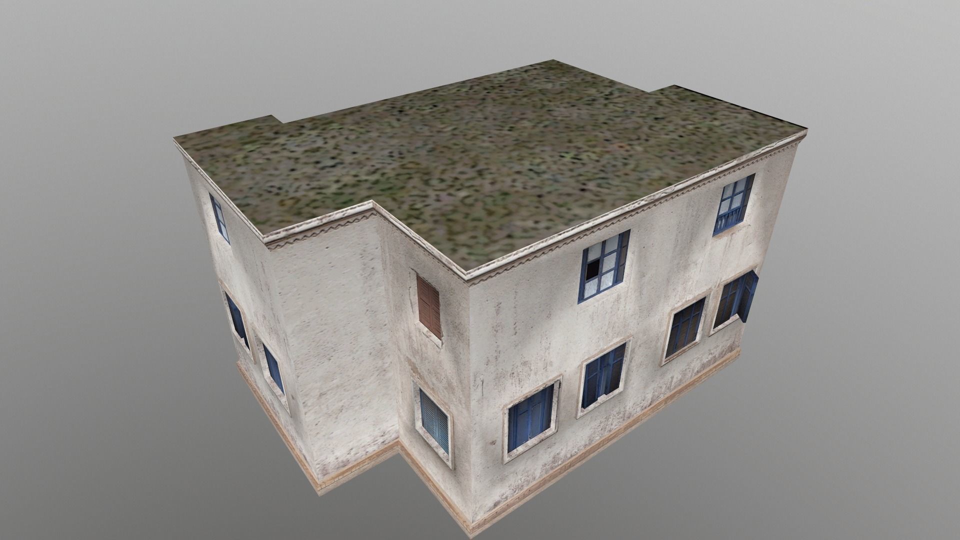 White House  Low-poly 3D model_4