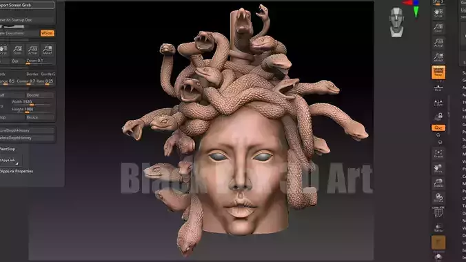 Medusa 3D print model