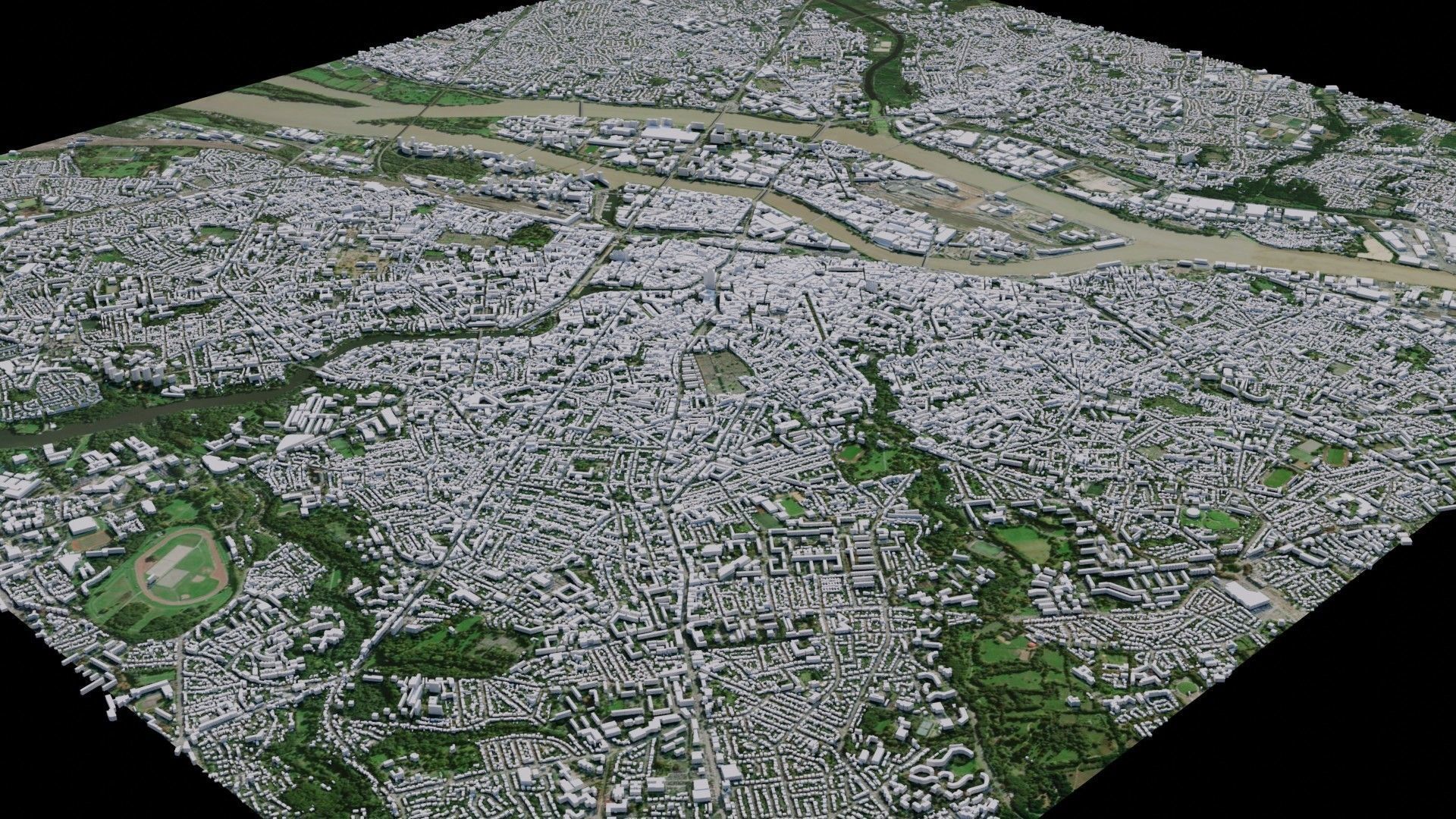 Nantes - France 3D model_1