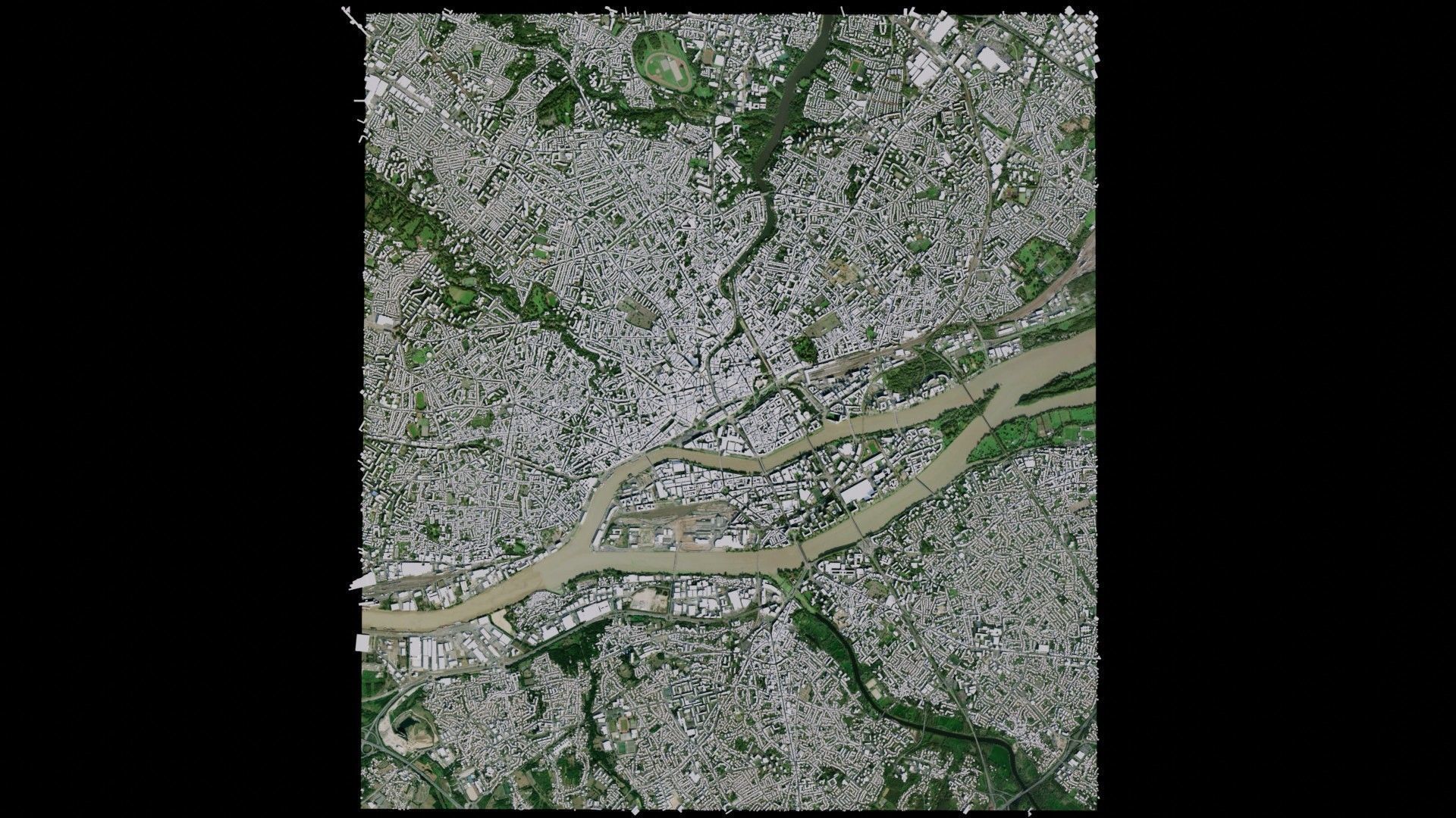 Nantes - France 3D model_2
