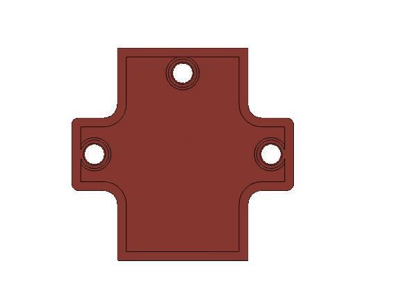 Model Railway BPDCC80 Gaugemaster Autofrog Mounting Bracket 3D print model_10