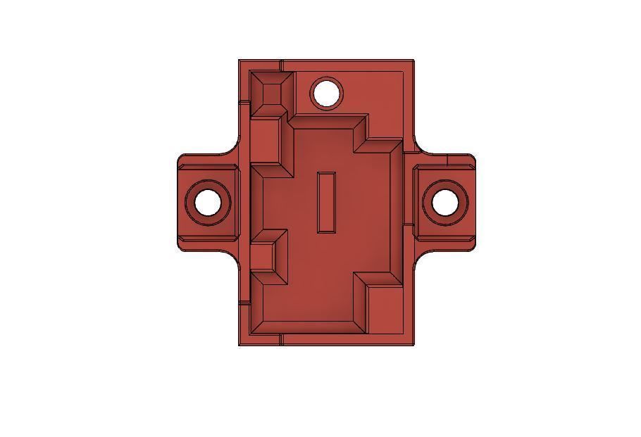 Model Railway BPDCC80 Gaugemaster Autofrog Mounting Bracket 3D print model_7