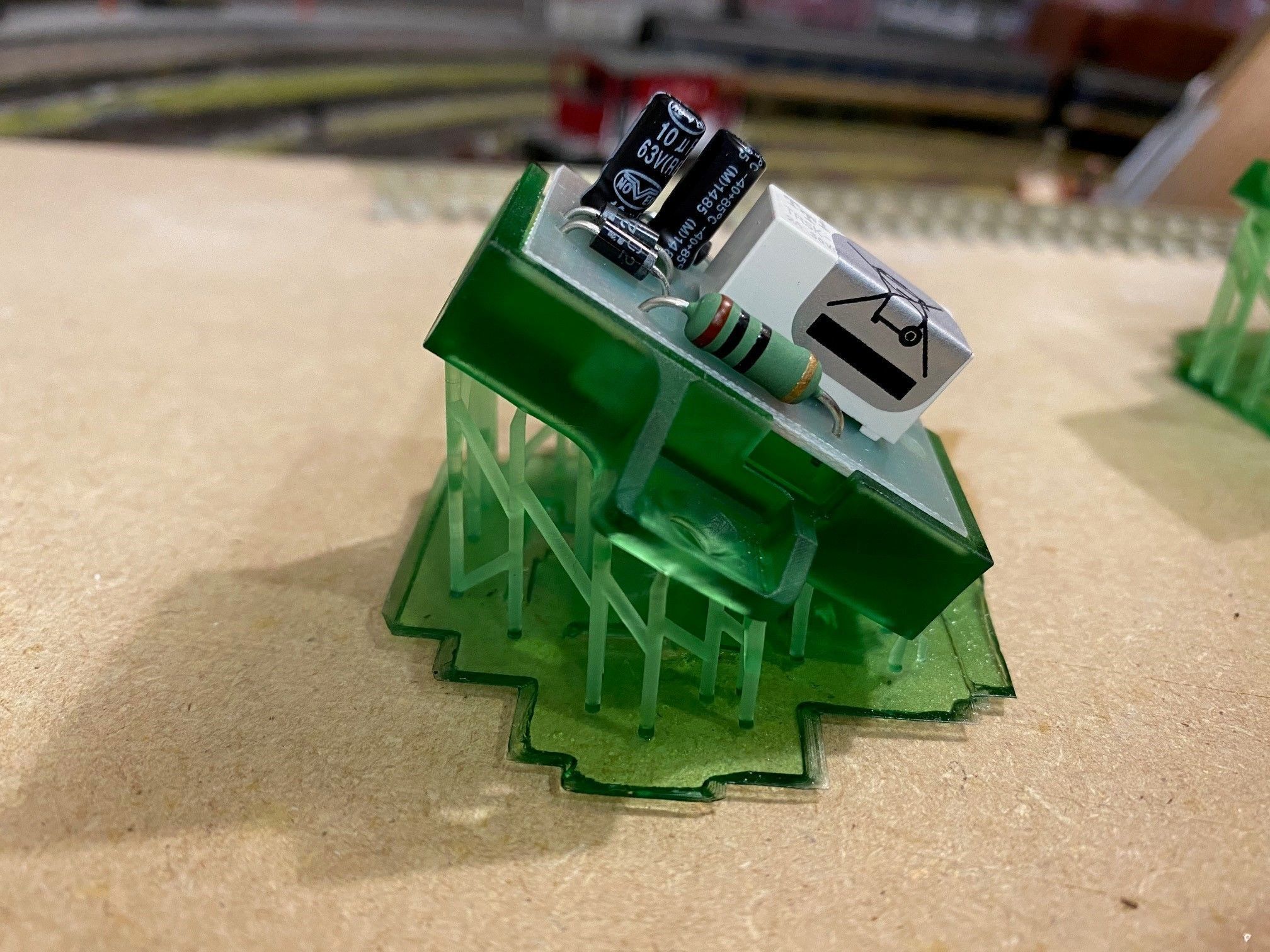 Model Railway BPDCC80 Gaugemaster Autofrog Mounting Bracket 3D print model_3