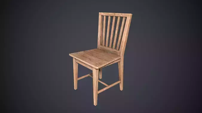 Chair Wooden PBR