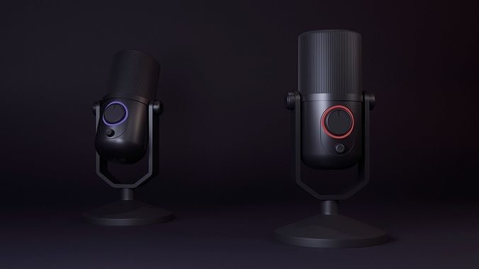 Microphone - 3D model Free 3D model