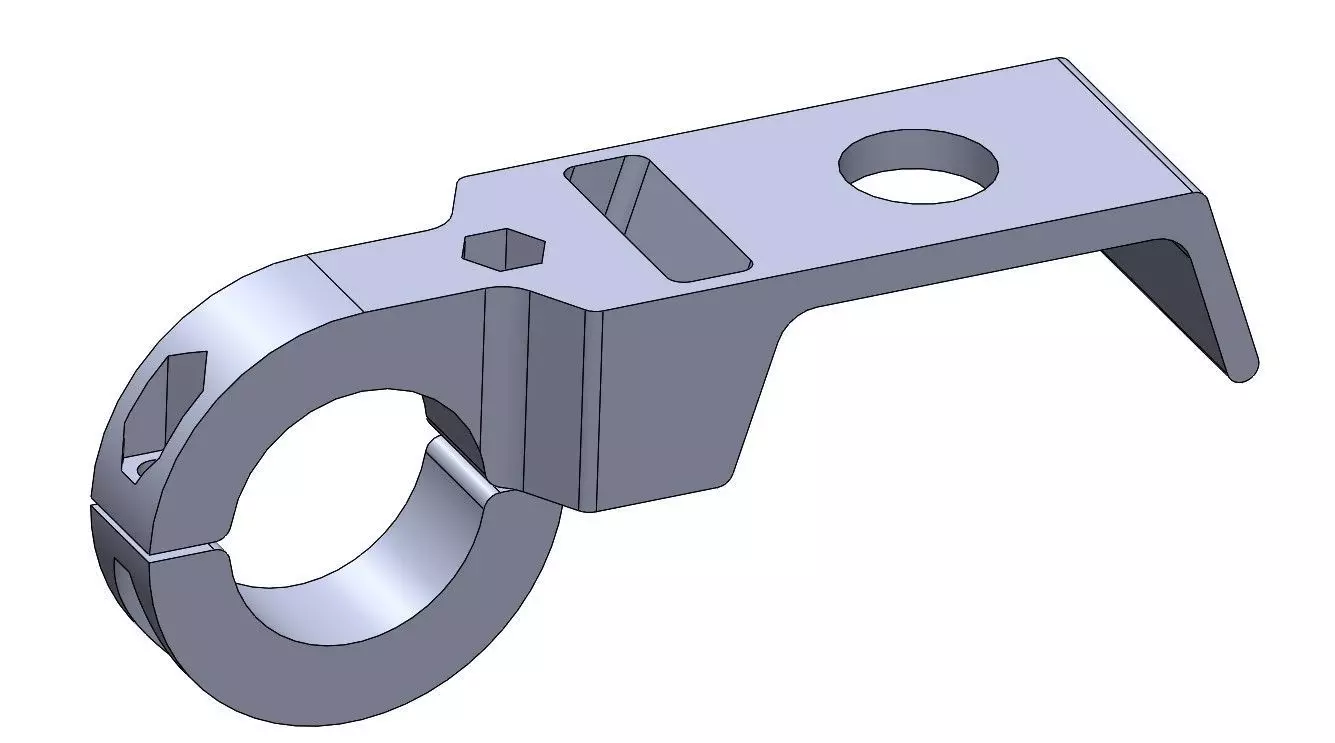 Garmin Fenix Bike support 3D print model