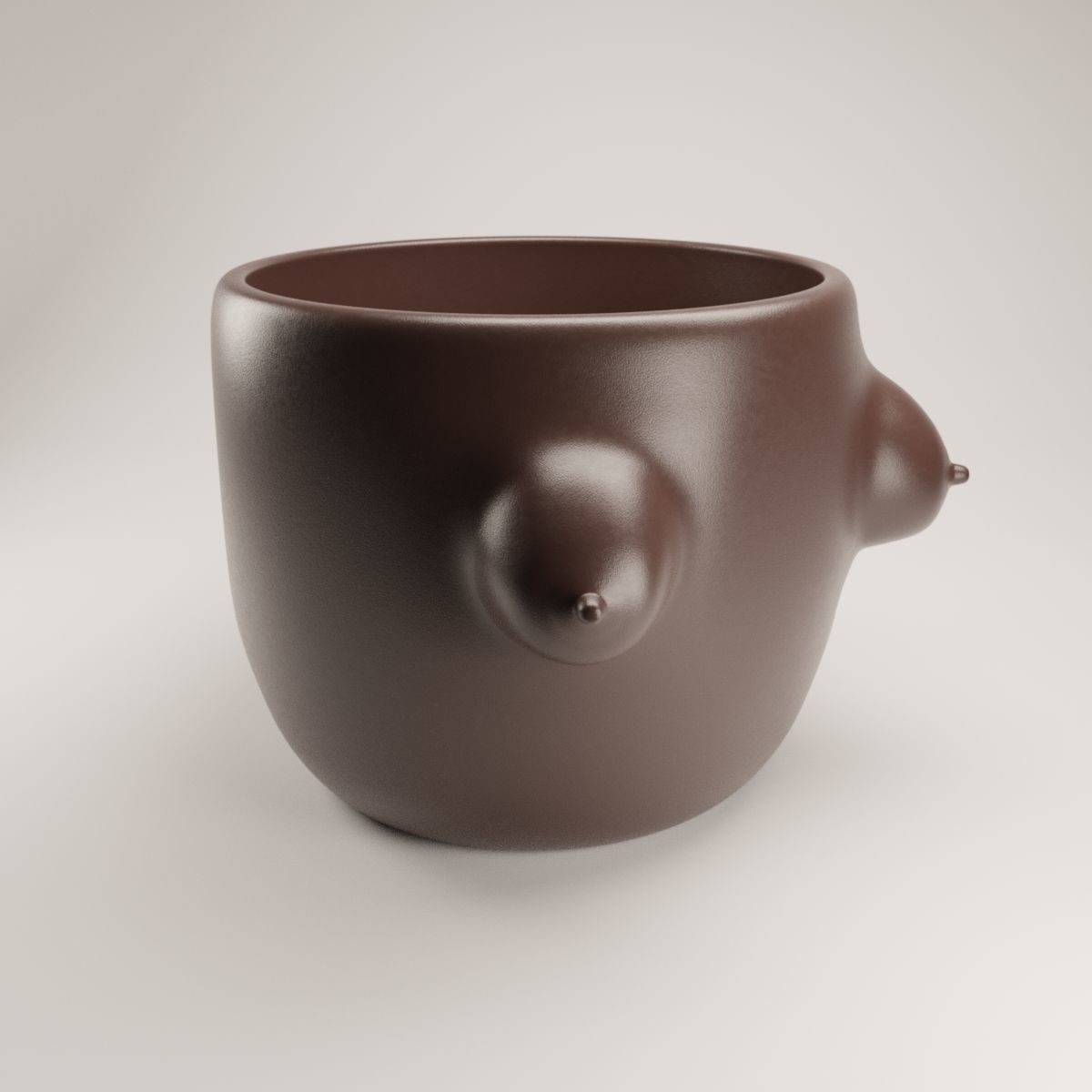 Dru Planter 3D model_1