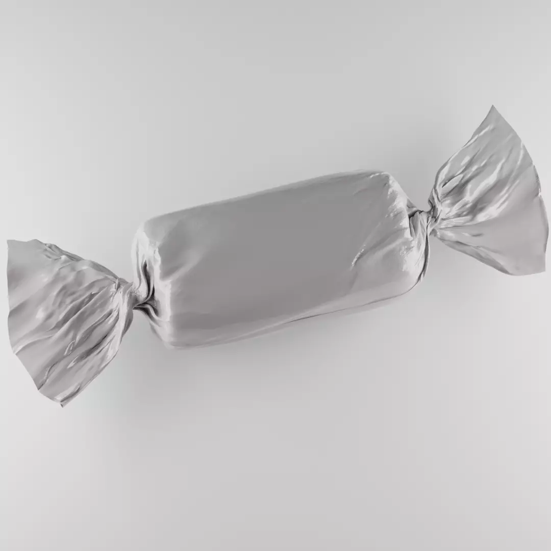 Candy wrapper 3D model_0