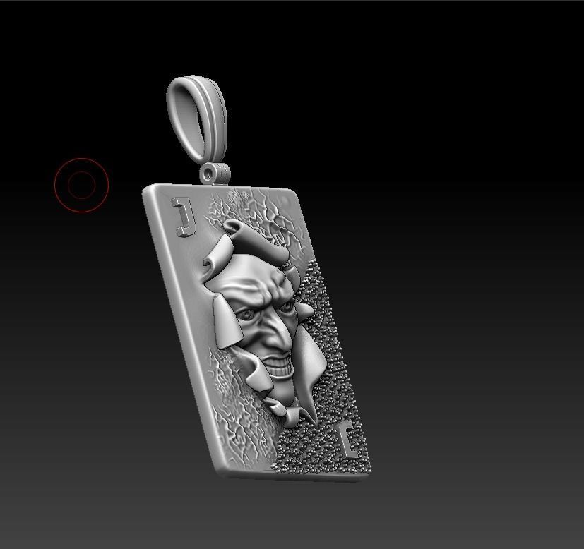 pendants Joker 3D print model_2