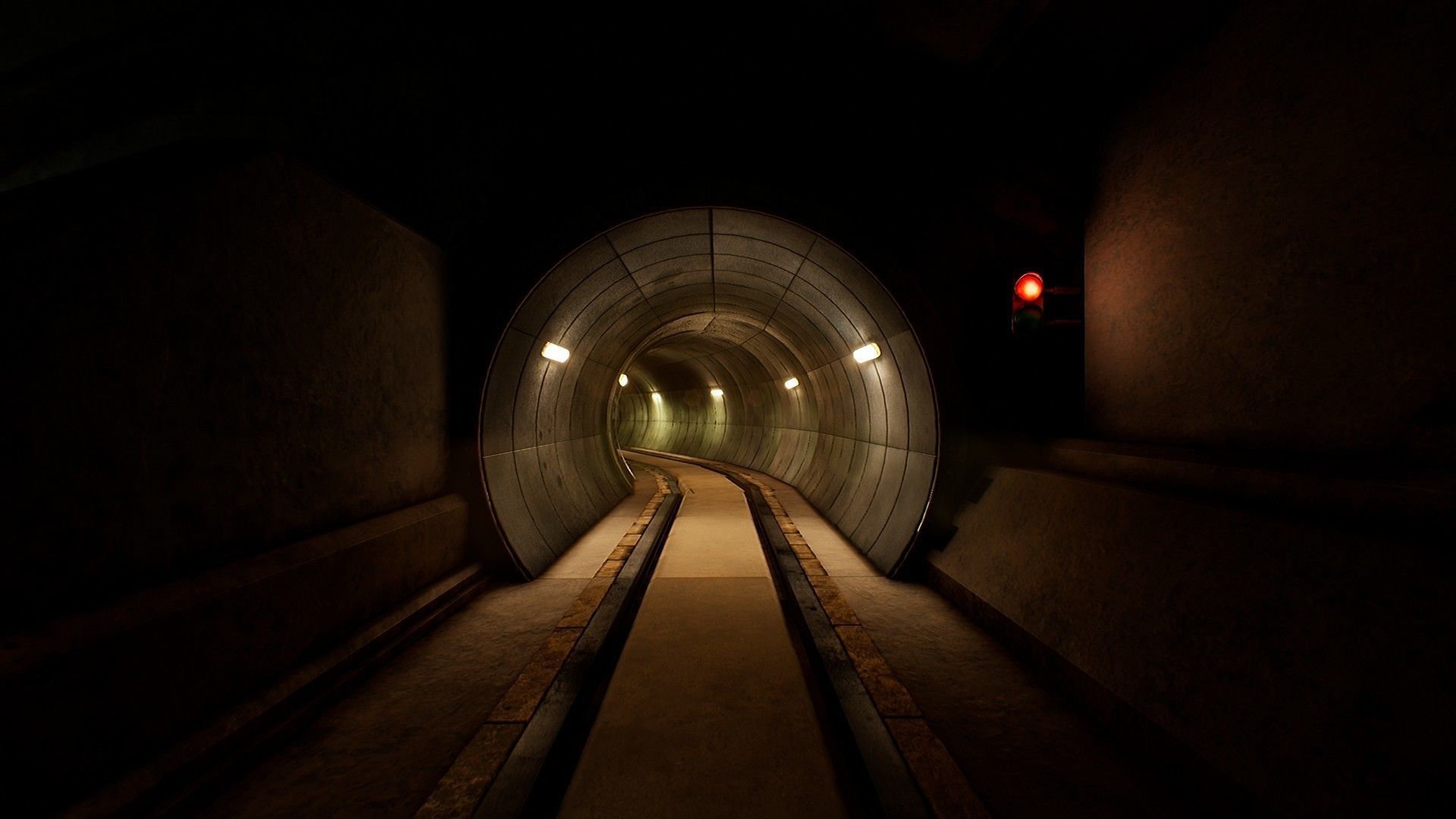 Metro Maintenance Station Pack Low-poly 3D model_4