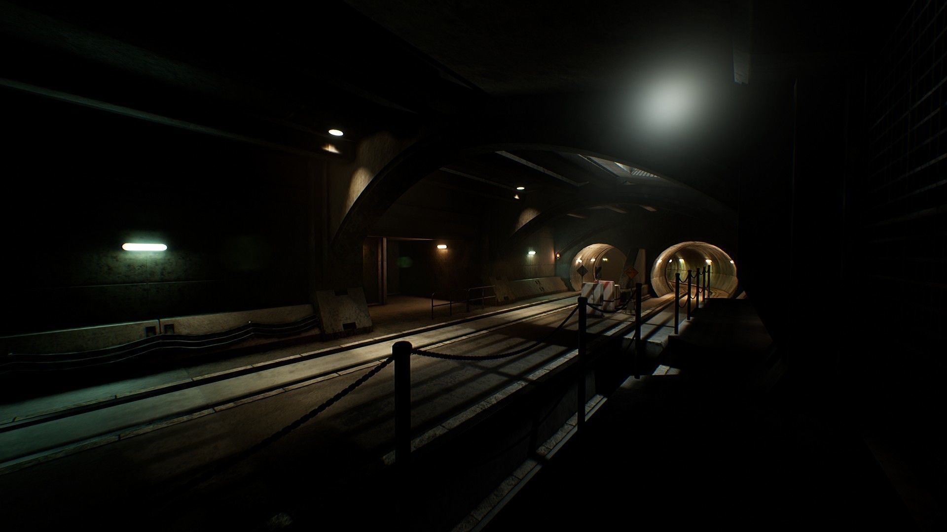 Metro Maintenance Station Pack Low-poly 3D model_6