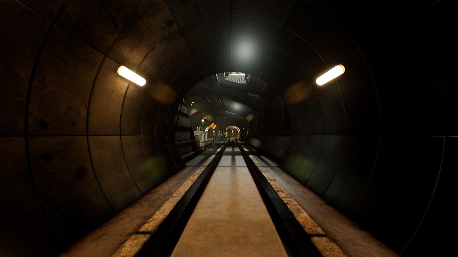 Metro Maintenance Station Pack Low-poly 3D model_5