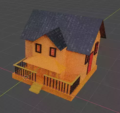 Simple low poly house