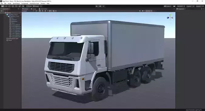 Generic Truck for Unity Low-poly 3D model
