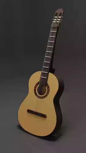 Guitar - Music - PBR - High Poly - High Quality